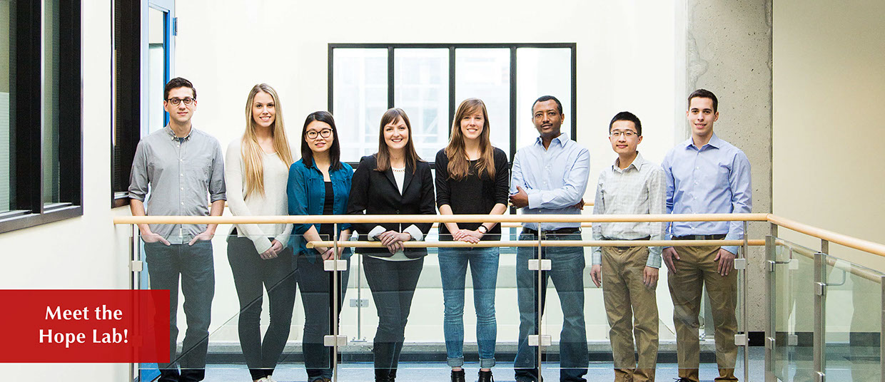 Kristin Hope, Stefan Rentas, Ana Vujovic, Michelle Ly, Laura de Rooij, Muluken Belew, Derek Chan, Nicholas Holzapfel, McMaster, SSC-RI